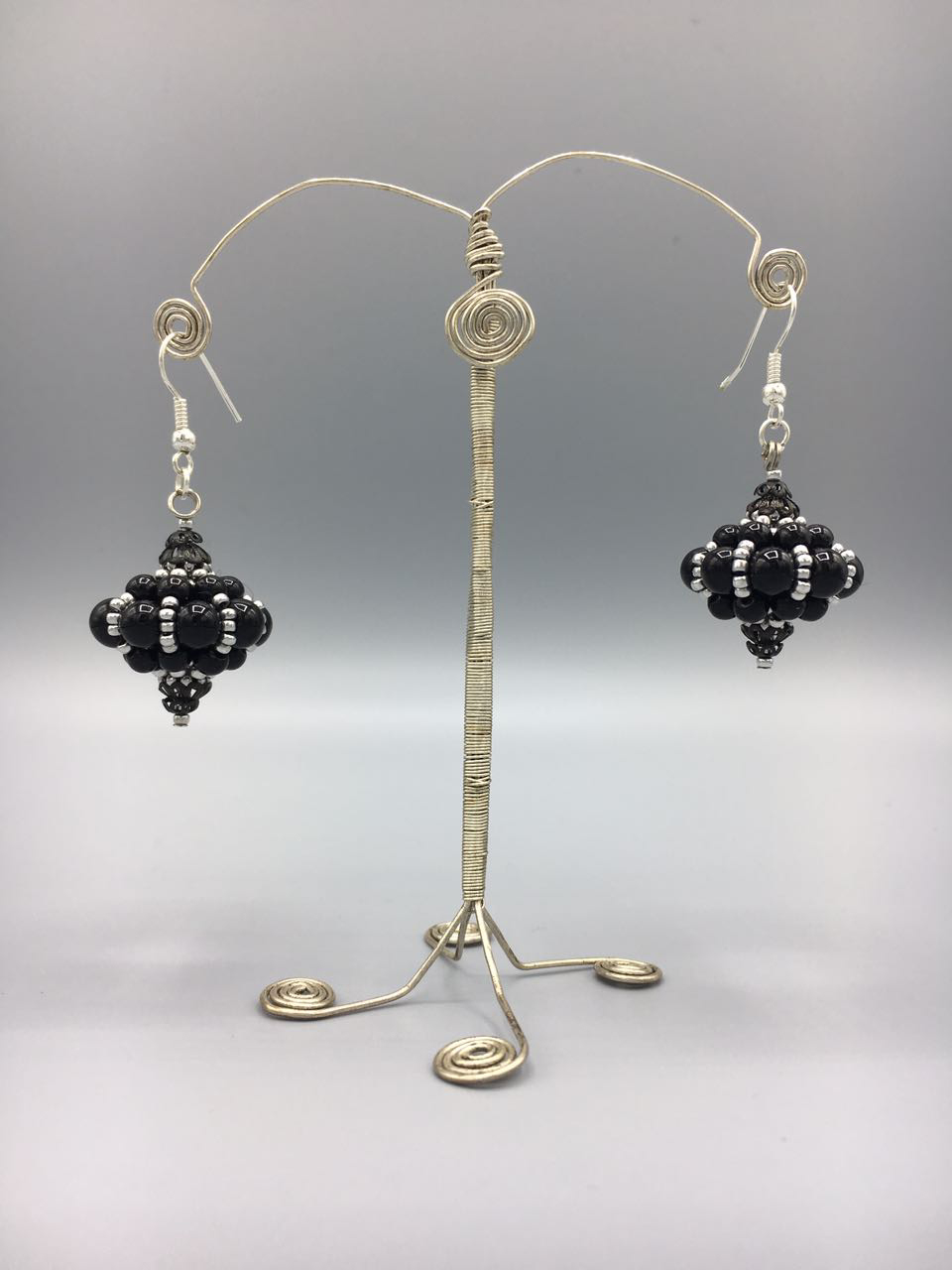 Ohrringe Sultan-Beads in schwarz